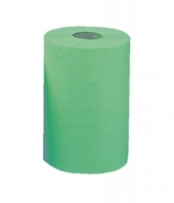 Ręcznik papierowy Merida KLASIK MINI, śr.13,5cm, dł.90m, jednowarstwowy, zielony, zgrzewka 12szt.