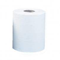 Ręcznik papierowy z adaptorem Merida TOP AUTOMATIC MAXI, śr.19cm,dł.140m, dwuwarstwowy,biały,karton 6 rolek